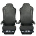 Mercedes Front Seat Cover Set, Isri Adjustable Seatbelt, Black - MERT03BLK+MERT04BLK_A2 - Town & Country