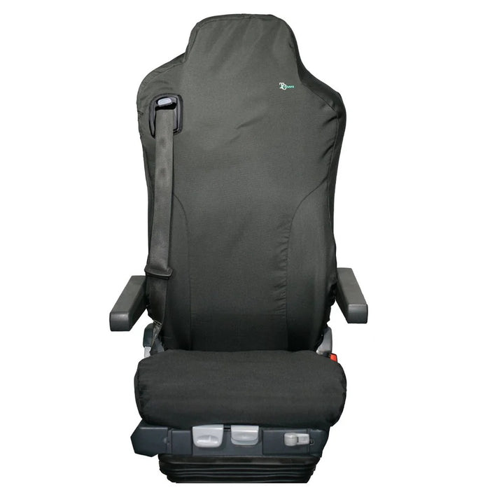 Seat Cover For Iveco Eurocargo Individual Isringhausen Driver with Adjustable Seatbelt, Town & Country - MERT03BLK