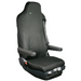 Seat Cover For Isringhausen 6860/ 875 Tgx, Tgs, Tgl, Tgm Truck Passenger Seat - Black, Town & Country - MERT06BLK