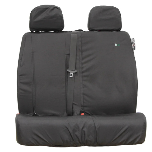 Seat Cover For Mercedes Sprinter 2010 - 2018, Front Double, Black, Town & Country - MERV02BLK