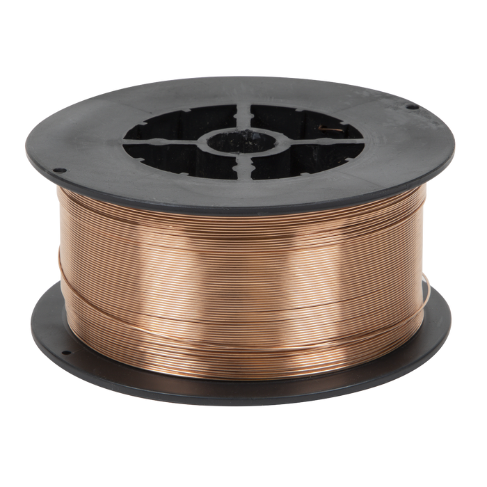 Welding Mild Steel MIG Wire 0.7kg Ø0.6mm A18 Grade, MIG/7K06 Sealey