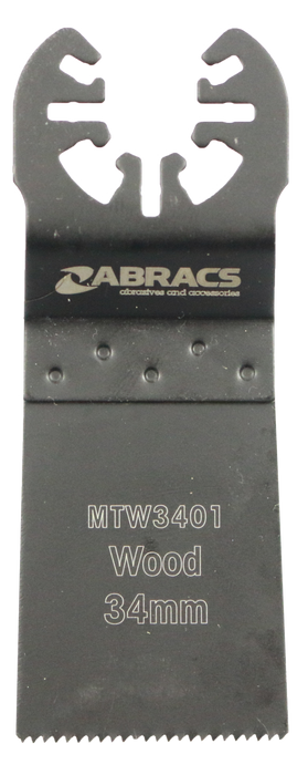 Abracs 34mm Multi-Tool Blade - Wood, MTW3401