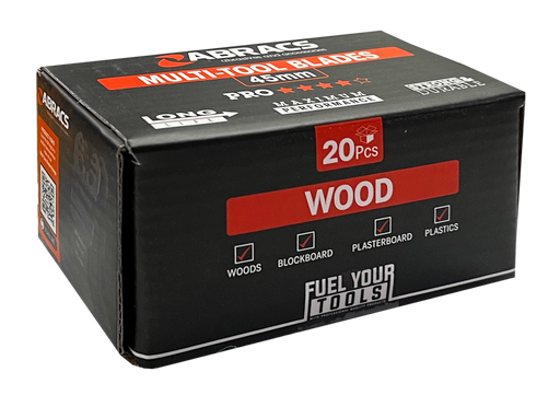 Abracs 45mm Multi-Tool Blade - Wood - 20(Pcs) Pack of 1, MTW4520