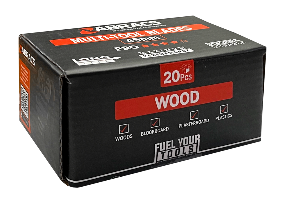 Abracs 45mm Multi-Tool Blade - Wood - 20(Pcs) Pack of 1, MTW4520
