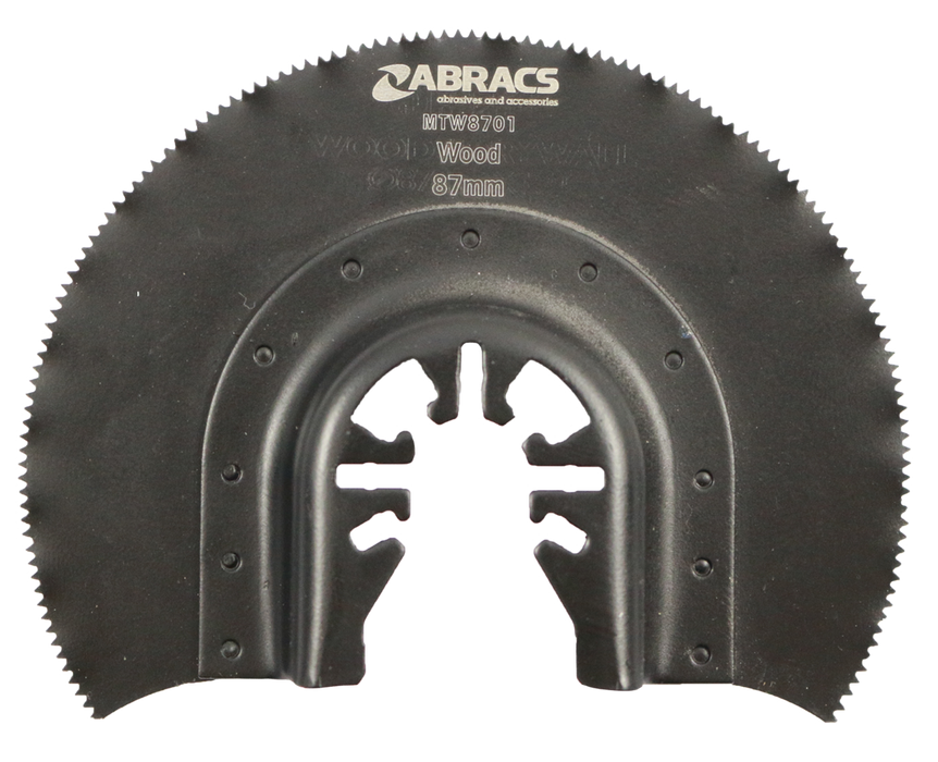 Abracs 87mm Radial Multi-Tool Blade - Wood, MTW8701