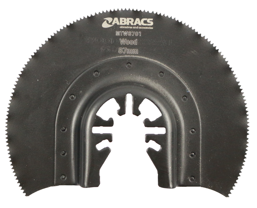 Abracs 87mm Radial Multi-Tool Blade - Wood, MTW8701