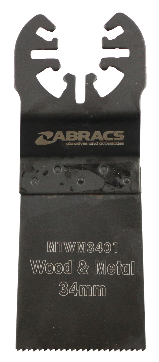 Abracs 34mm Multi-Tool Blade - Wood & Metal, MTWM3401