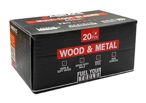 Abracs 45mm Multi-Tool Blade - Wood & Metal - 20(Pcs) Pack of 1, MTWM4520