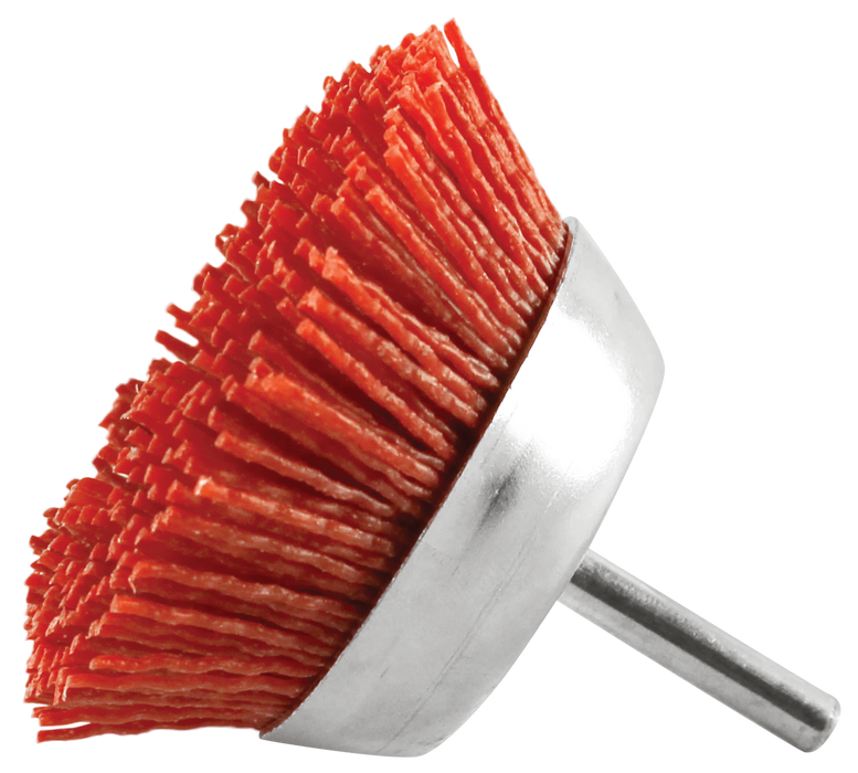 Abracs Filament Cup Brush - Red, 50mm, NYCUP50RED