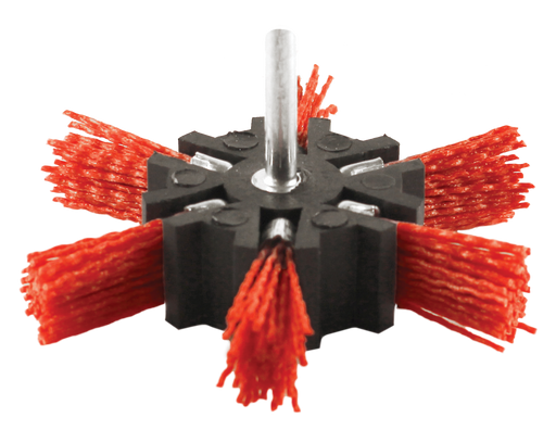 Abracs Filament Strip Brush - Red, 100mm, NYSTRIPRED