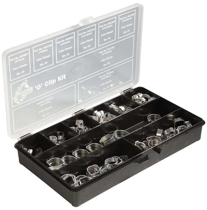 Jubilee OK175 O Clip Kit 175 Clips Only (Contained in a Plastic Box)