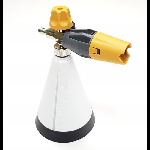 Corrosive Resistant Cannon With 1 Litre bottle tufFOAM, Adjustable Dose, SSQ Male, V-TUF - OPF076TF