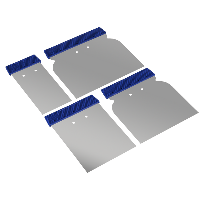 Sealey PA02 Body Filler Applicator Set 4pc