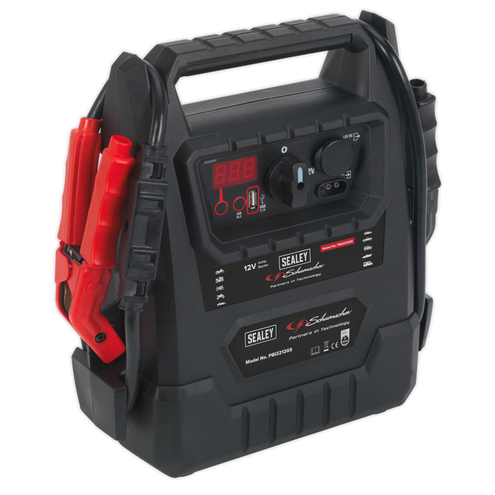 Sealey PBI2212GS Schumacher® RoadStart® Emergency Jump Starter 12V 2300 Peak Amps - DEKRA Approved