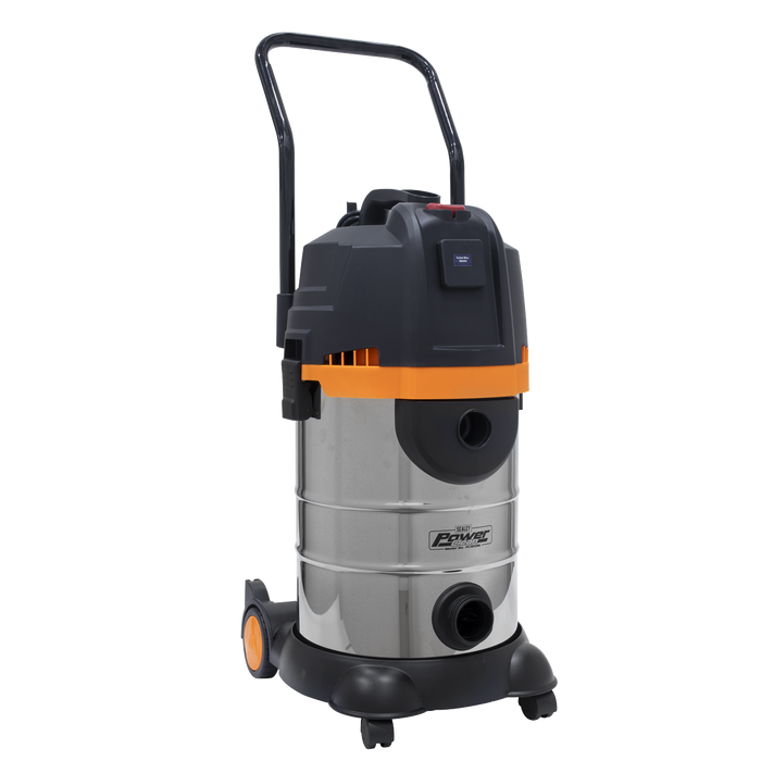 Sealey PC300BL Wet & Dry Vacuum Cleaner 30L Double Stage Cyclone 1200W 230V, Re-Boxed, Grade A, 12 Months Warranty