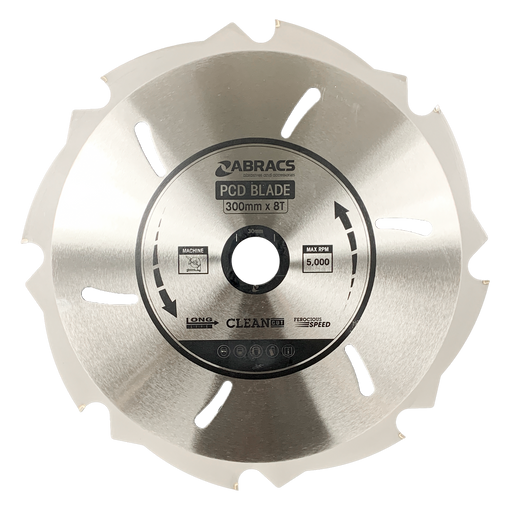 Abracs PCD Blade, 300mm x 30mm x 8T, PCD3008
