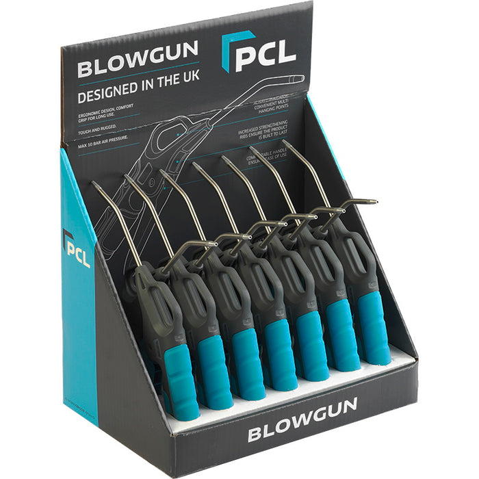 PCL PCLK7501 Display Box of 13 BG7501 (Blowgun, Ergo Extreme, Standard Nozzle, Inlet Rp1/4)