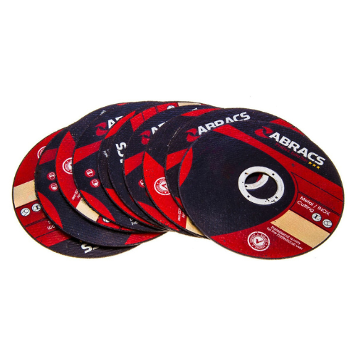 Abracs ProFlex Extra Thin Inox Cutting Discs, 115mm x 1.0mm - Pack of 10, PFET11510FI