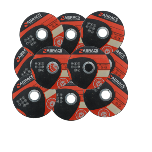 Abracs Phoenix II DPC Metal Grinding Discs, 115mm x 6mm x 22mm - Pack of 10, PH11560DM