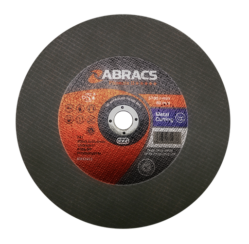 Abracs Phoenix Flat Metal Cutting Discs,300mm x 3.5mm x 25mm - Pack of 25, PH3003025FM