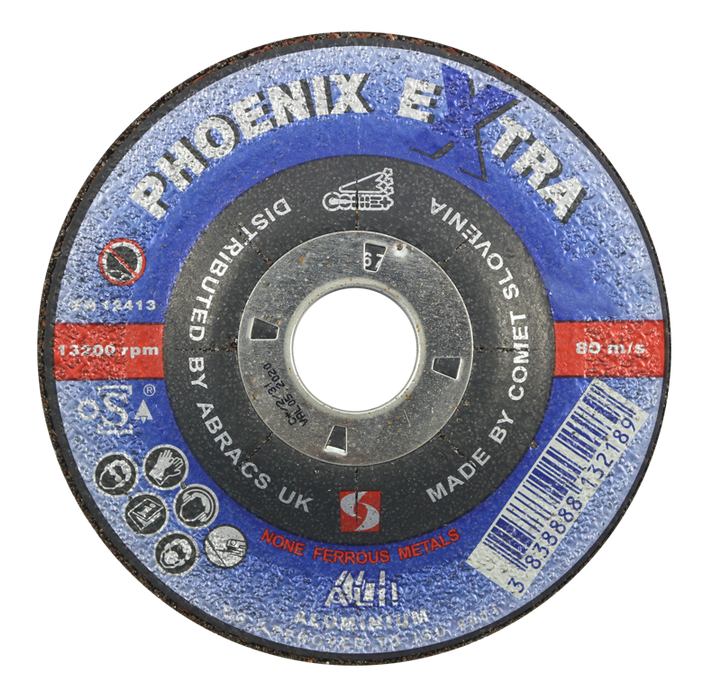 Abracs Phoenix Extra ALI Cutting Discs, 115mm x 3mm x 22mm - Pack of 25, PHA11530DA