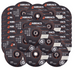 Abracs Black Edition 230mm x 1.8mm x 22mm Inox - Cutting Discs - Pack of 25, PHB23018FI