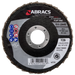 Abracs Aluminium Flap Discs 115mm x 22mm x 40g - Pack of 25, PHFA115B040