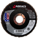 Abracs Aluminium Flap Discs 115mm x 22mm x 60g - Pack of 25,PHFA115B060