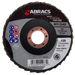 Abracs Aluminium Flap Discs 125mm x 22mm x 40g - Pack of 25, PHFA125B040