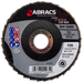 Abracs Aluminium Flap Discs 125mm x 22mm x 60g - Pack of 25, PHFA125B060