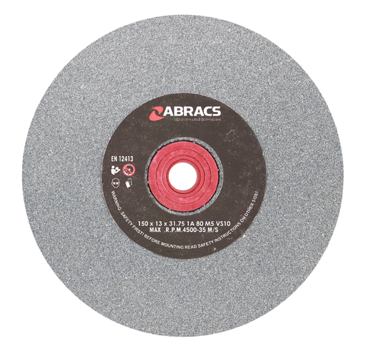 Abracs AL/OX Grind Wheel, 150mmx 13mm x 80g, PHGW15013A080