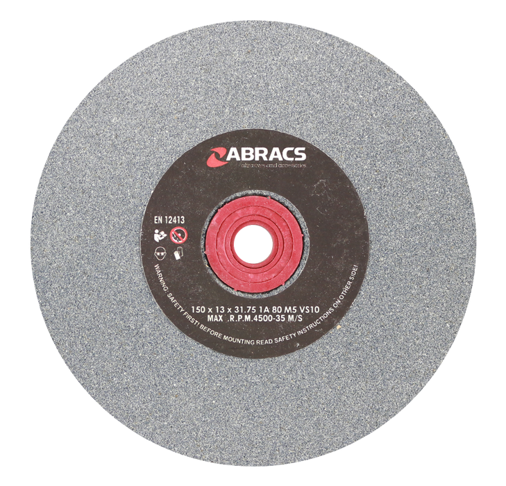 Abracs AL/OX Grind Wheel, 150mmx 13mm x 80g, PHGW15013A080