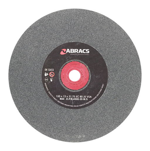 Abracs SIL/CR Grind Wheel, 150mm x 13mm x 80g, PHGW15013C80