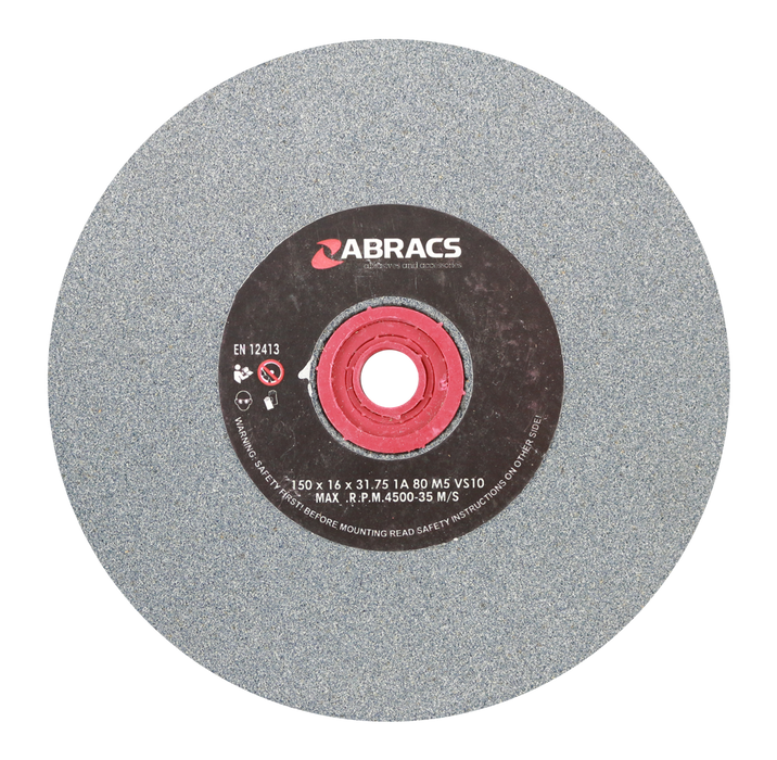 Abracs AL/OX Grind Wheel, 150mm x 16mm x 80g, PHGW15016A080