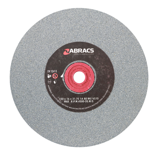 Abracs AL/OX Grind Wheel, 150mm x 16mm x 80g, PHGW15016A080