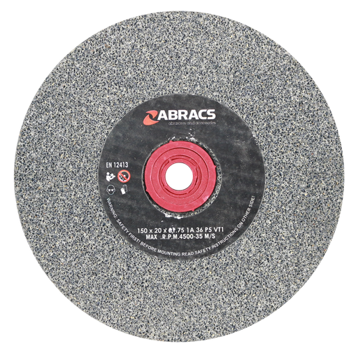 Abracs AL/OX Grind Wheel, 150mm x 20mm x 36g, PHGW15020A036