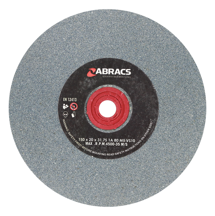 Abracs AL/OX Grind Wheel, 150mm x 20mm x 80g, PHGW15020A080