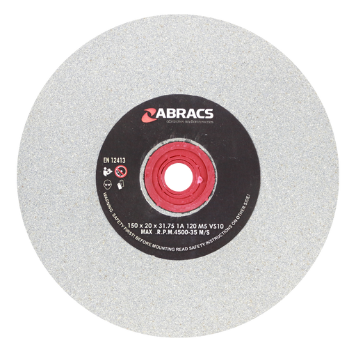 Abracs AL/OX Grind Wheel, 150mm x 20mm x 120g, PHGW15020A120