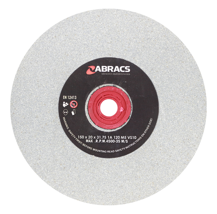 Abracs AL/OX Grind Wheel, 150mm x 20mm x 120g, PHGW15020A120