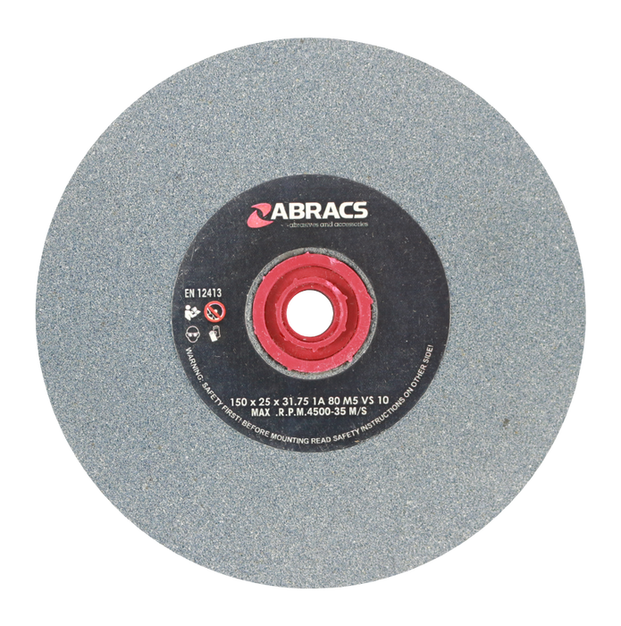 Abracs AL/OX Grind Wheel, 150mm x 25mm x 80g, PHGW15025A080