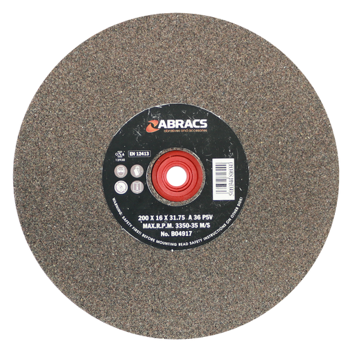 Abracs AL/OX Grind Wheel, 200mm x 16mm x 36g, PHGW20016A036