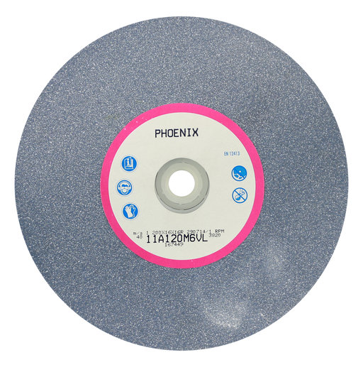 Abracs AL/OX Grind Wheel, 200mmx16mm x 120g, PHGW20016A120