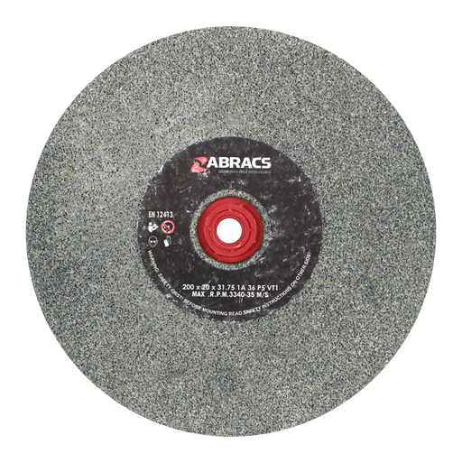 Abracs AL/OX Grind Wheel, 200mm x 20mm x 36g, PHGW20020A036