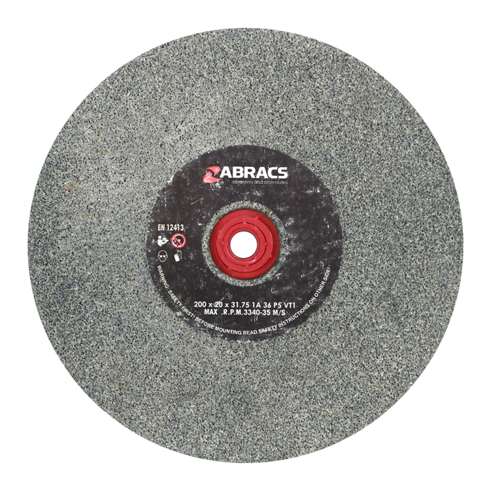 Abracs AL/OX Grind Wheel, 200mm x 20mm x 36g, PHGW20020A036