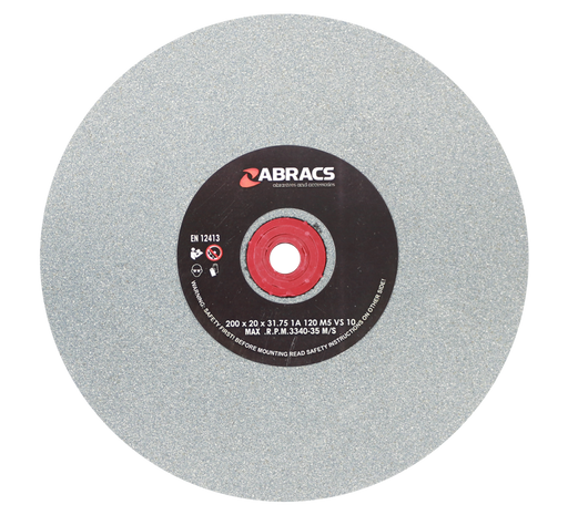 Abracs AL/OX Grind Wheel, 200mm x 20mm x 120g, PHGW20020A120