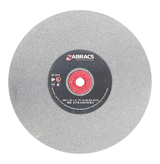 Abracs AL/OX Grind Wheel, 200mm x 25mm x 80g, PHGW20025A080