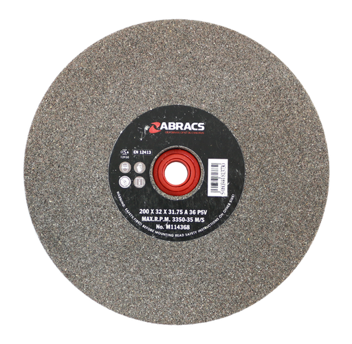 Abracs AL/OX Grind Wheel, 200mm x 32mm x 36g, PHGW20032A036