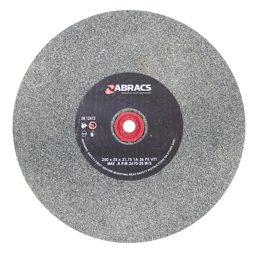 Abracs AL/OX Grind Wheel, 250mm x 25mm x 36g, PHGW25025A036