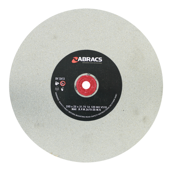 Abracs AL/OX Grind Wheel, 250mm x 25mm x 120g, PHGW25025A120