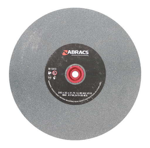 Abracs AL/OX Grind Wheel, 250mm x 32mm x 80g, PHGW25032A080